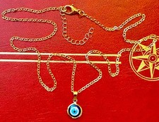 BRIGHT BLUE SPARKLY EVIL EYE