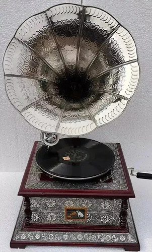 Vintage hmv gramophone - vintage,