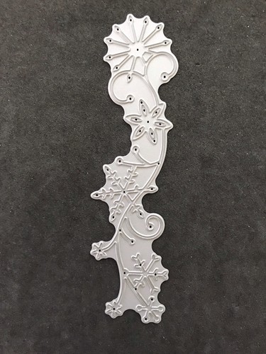 Christmas frosty border swirl - christmas,
