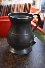 Antique Victorian Pewter Quart