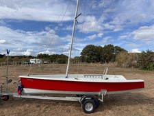 LASER STRATOS SAILING DINGHY (LATE BOAT) TRAILER & COVER WAYFARER RS WANDERER 