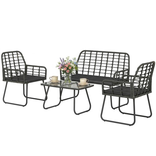 Outsunny rattan garden - outsunny,