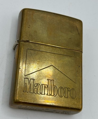 Zippo lighter marlboro brass - zippo,