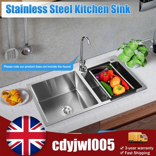 Double bowl stainless steel - double,