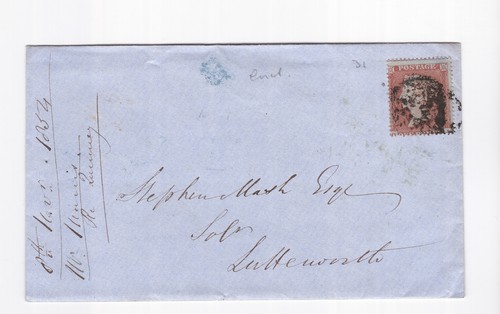 1854 fine penny red - 1854,