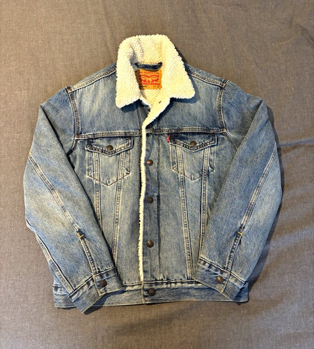 Levi sherpa denim trucker - levi's,