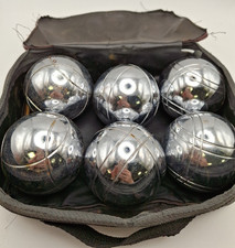 Set Of 6 Bocce Mettalic