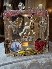 Vintage Perspex and Crystal Handbag