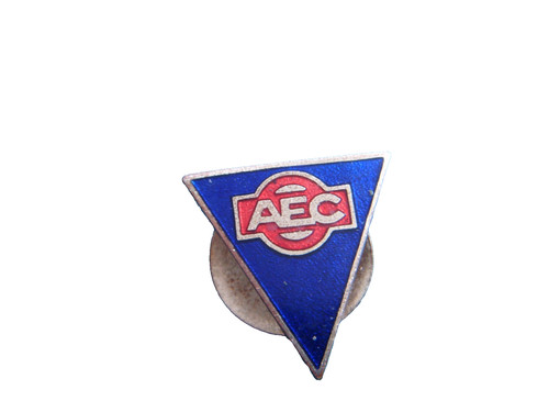 Vintage aec enamel lapel badge - vintage,