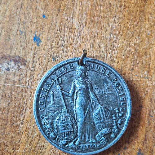1902 silver coronation - coronation, wigan