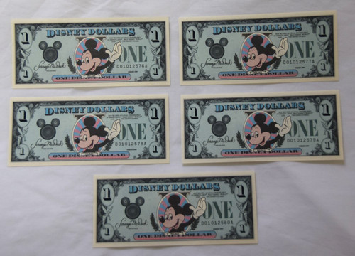 Five 1989 vintage disney - vintage,