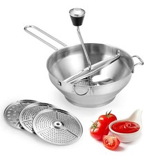 Manual Food Mill With 3