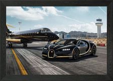 Bugatti Chiron Framed Wall Art