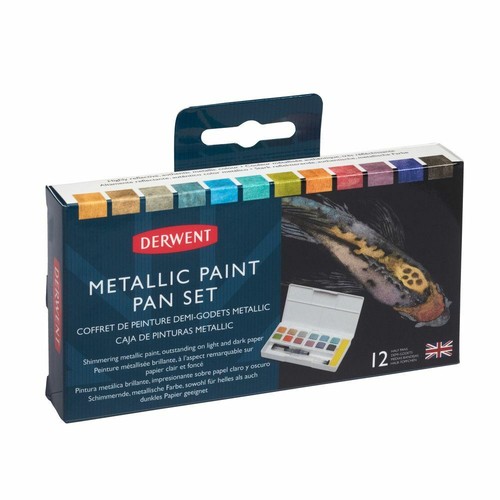Derwent metallic paint - metallic, pan