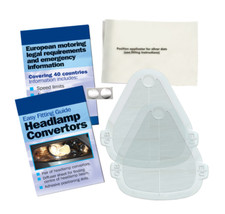 Headlamp Beam Deflectors Sticker Convertors Mandatory For Driving In Europe EU