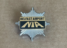 Obsolete Belfast Airport NIA Fire Service Cap Badge