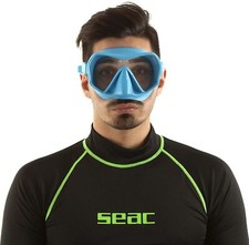 SEAC SUB TOUCH MASK IN LIGHT BLUE DIVING / SNORKELLING / FREE DIVING