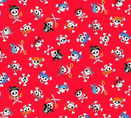 Makower pirates skulls - -,
