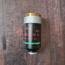 Nikon 20x/0.40 Pol infinite 0.17 LWD 3.9mm microscope objective lens