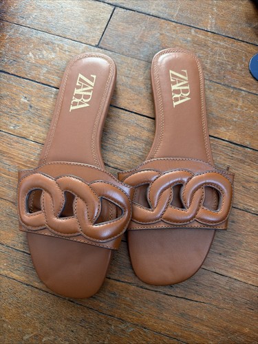 Zara flat sandals size - flat,