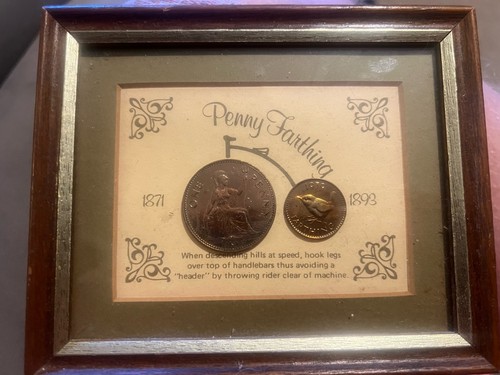 Penny farthing coin picture - farthing,