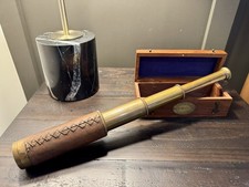 Antique Brass Telescope