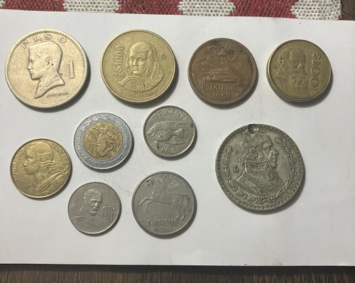 Old foreign coins lot - old, 10