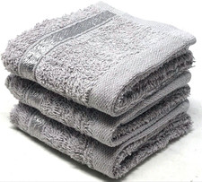 12x Face Cloth Flannels 100%