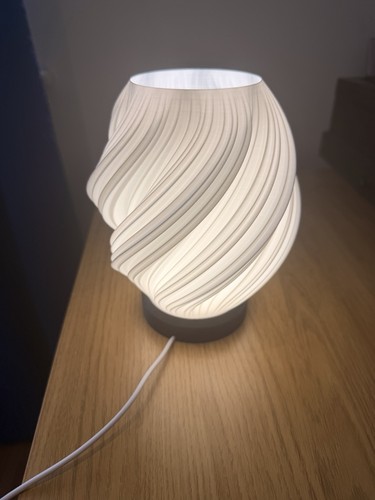Modern minimalist spiral table - modern,