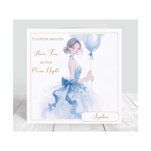 Personalised prom card - personalised,
