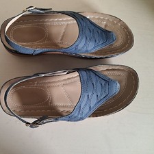 Ladies Orthopedic Sandals Casual Flat Flip Flops Womens Low Wedge Shoes Size UK