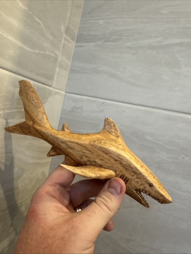 Unusual hand carved shark - shark, on