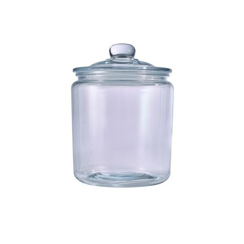 Genware glass biscotti jar - genware,