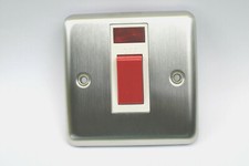 Volex 45A DP 1 Gang Cooker