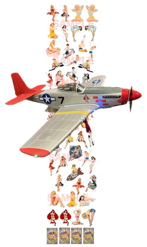 Scale nose art - pin, up