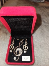 Gold plated Rhinestone Treble