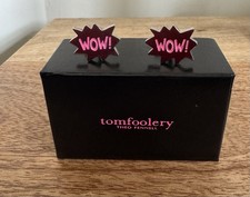 Theo Fennell Tomfoolery Wow Cufflinks Pink Boxed Great Condition
