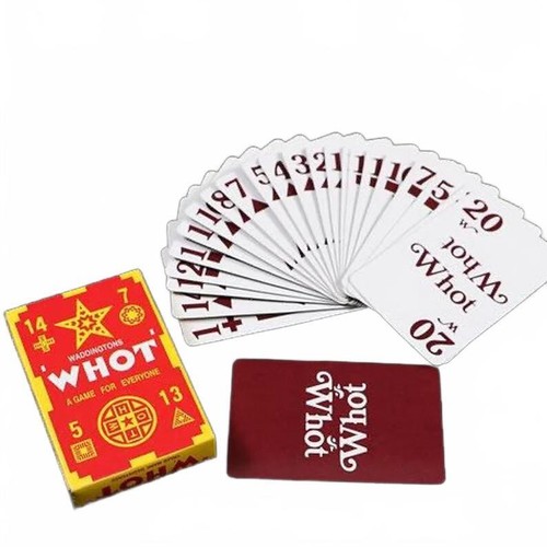 Waddingtons whot card game - card,
