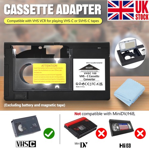 Vhs vhsc tape converter - to,