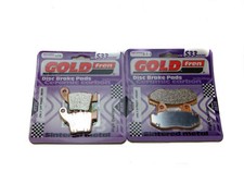 Goldfren S33 Brake Pads Front & Rear For Megelli 125 M (Supermoto) 2008-2010