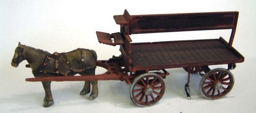 Horse drawn coal cart m22 - horse,
