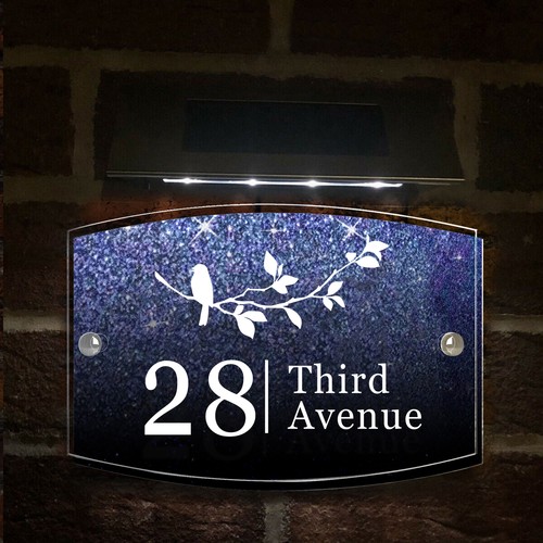 Personalised house number - personalised,