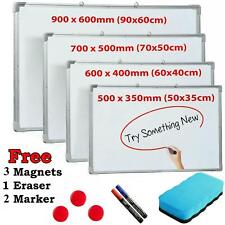 Magnetic Whiteboard Small Large Dry Wipe Notice White Board Office Home School
