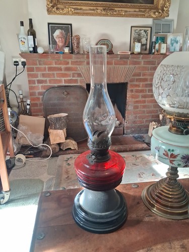 Antique victorian brass oil - victorian,