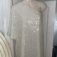Stunning Cream Sequin Dress