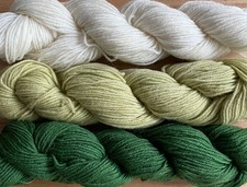 Pure wool yarn sport weight