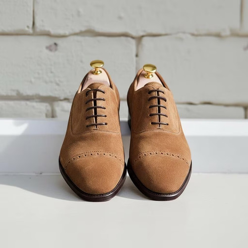 Handmade oxford brown shoes - handmade,