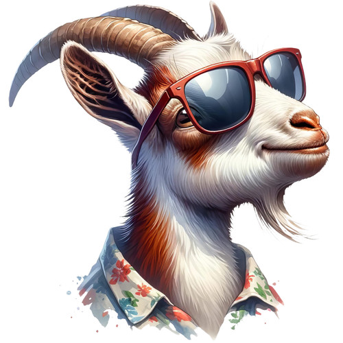 Cool funny goat vinyl - funny,