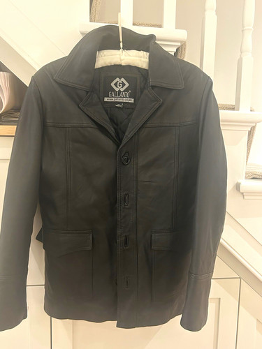 Gallanto black leather - gallanto, jacket