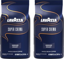 2 X Lavazza Super Crema Coffee
